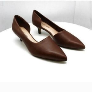 Bella Vita Womens Quilla Leather Pointed Toe D Orsay Heels (size 9.5)